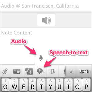 Evernote for Android update adds speech-to-text and new widgets