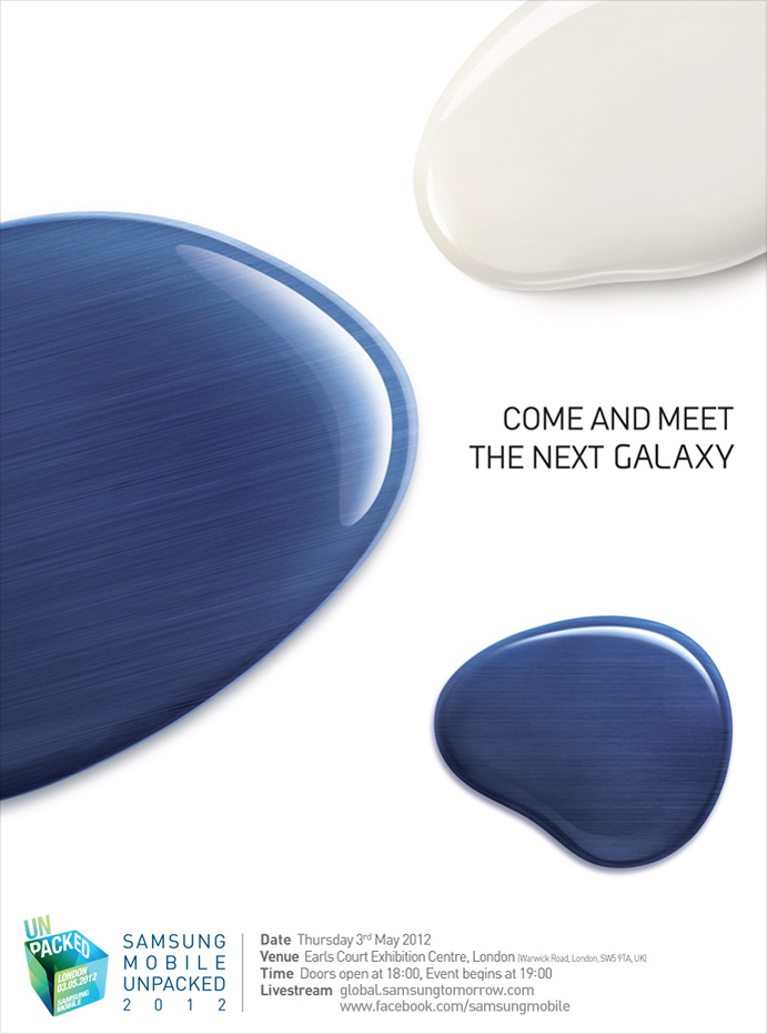 Samsung Galaxy S III to launch in London on May 3